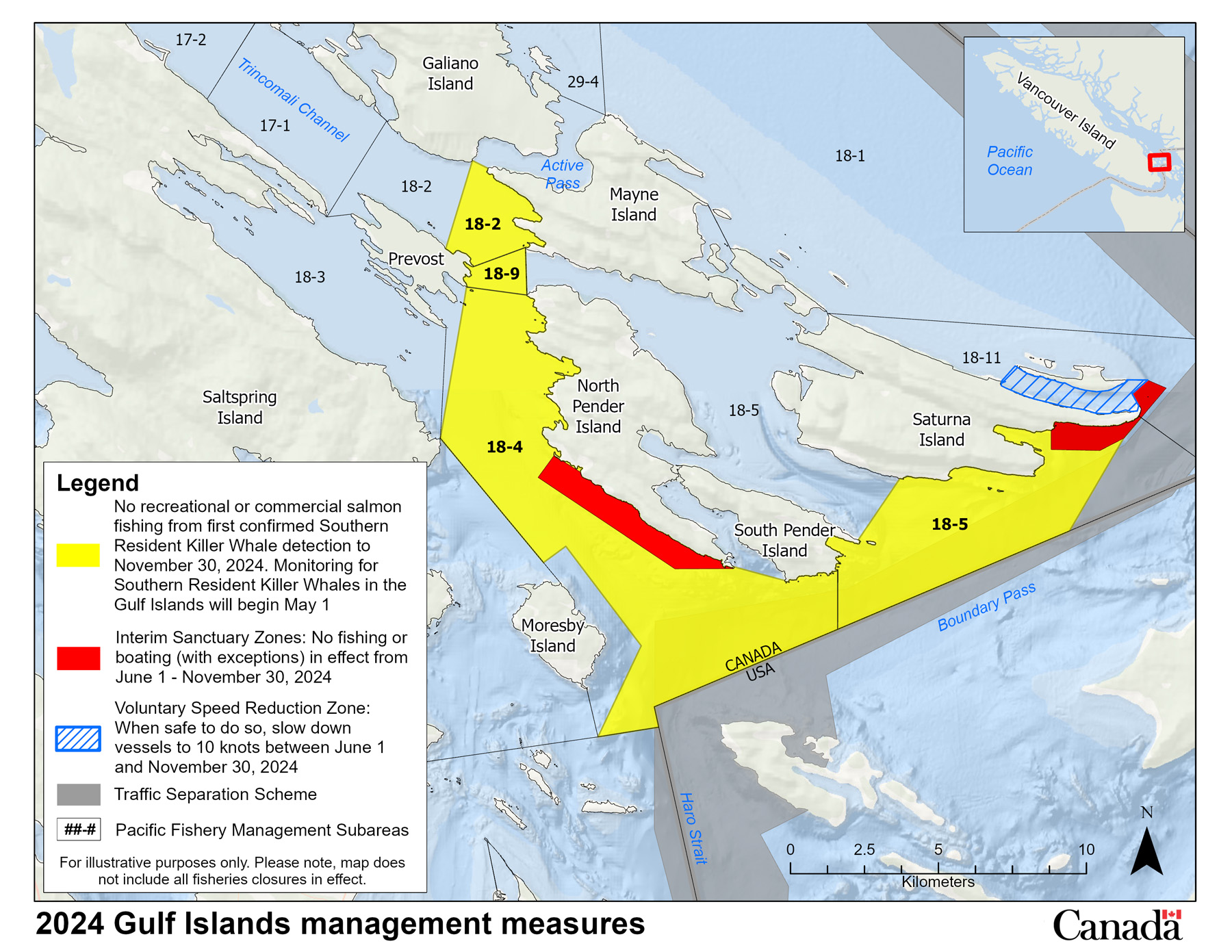 2024 Gulf Islands New Management Measures.